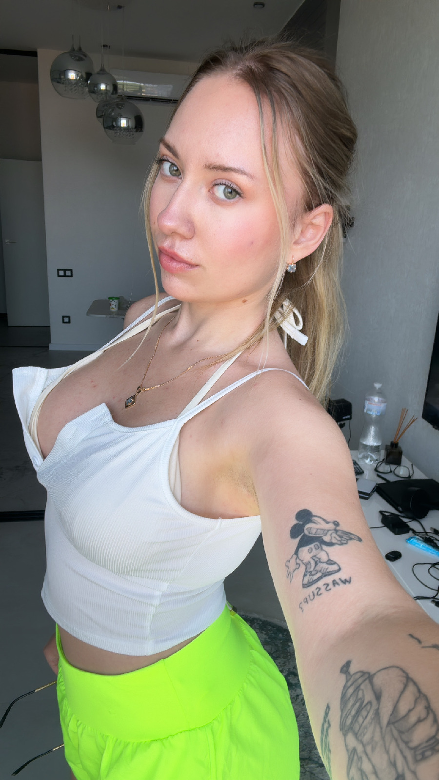 KateV in her underwear in Sheffield