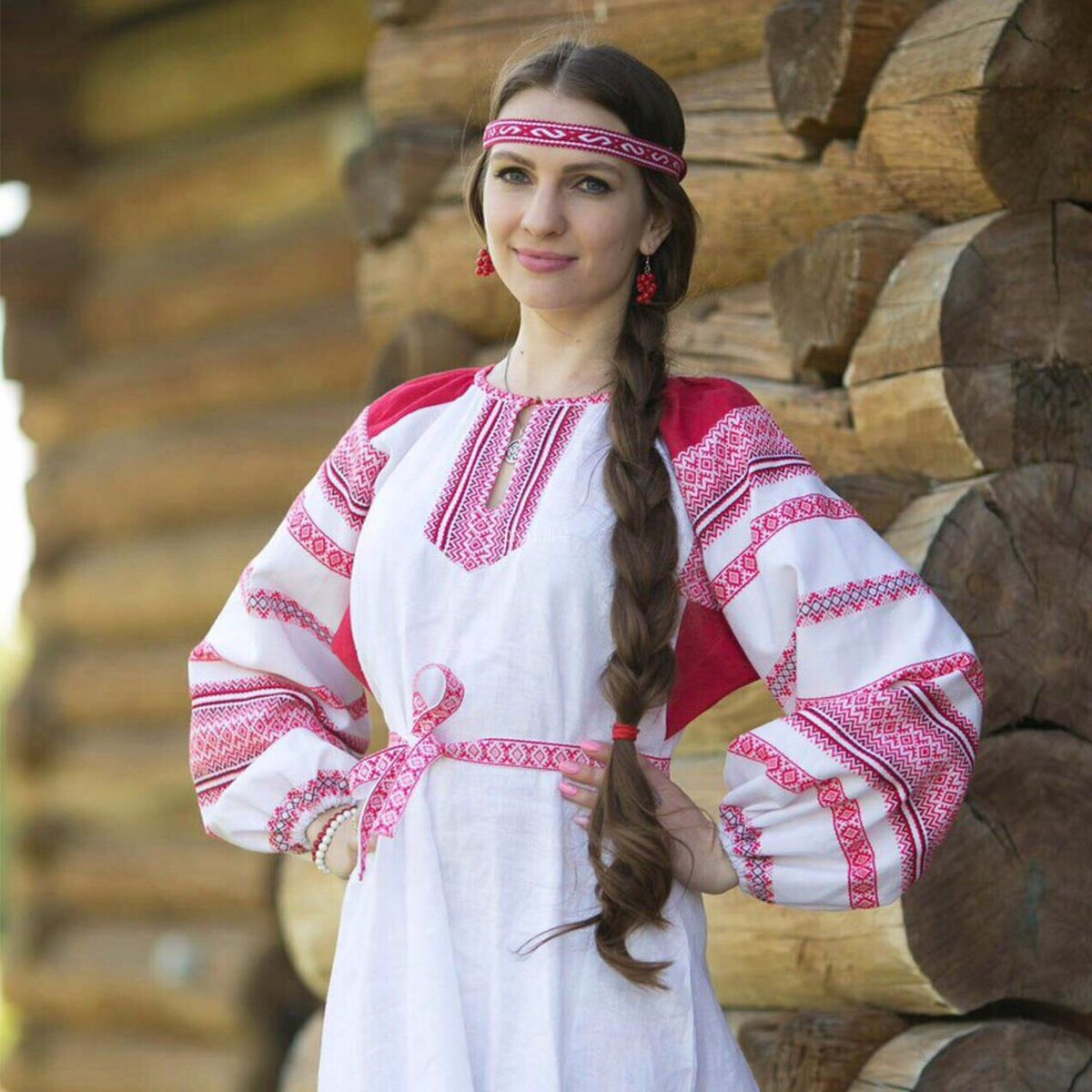 Girls in Slavic costumes in Sheffield