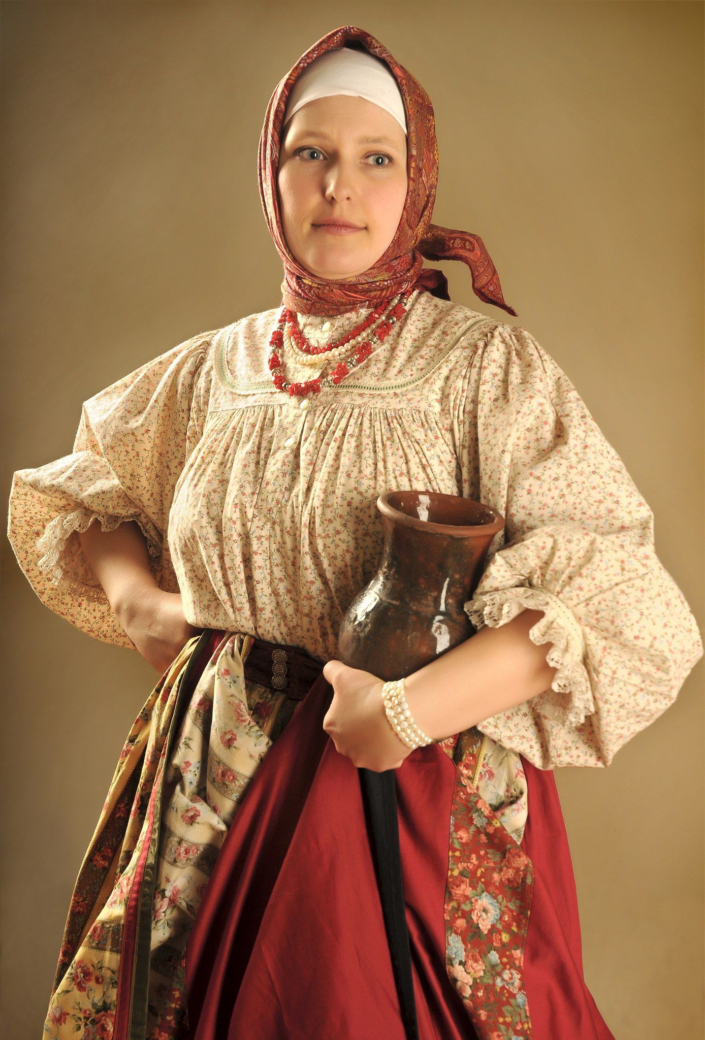 Girls in Slavic costumes in Sheffield