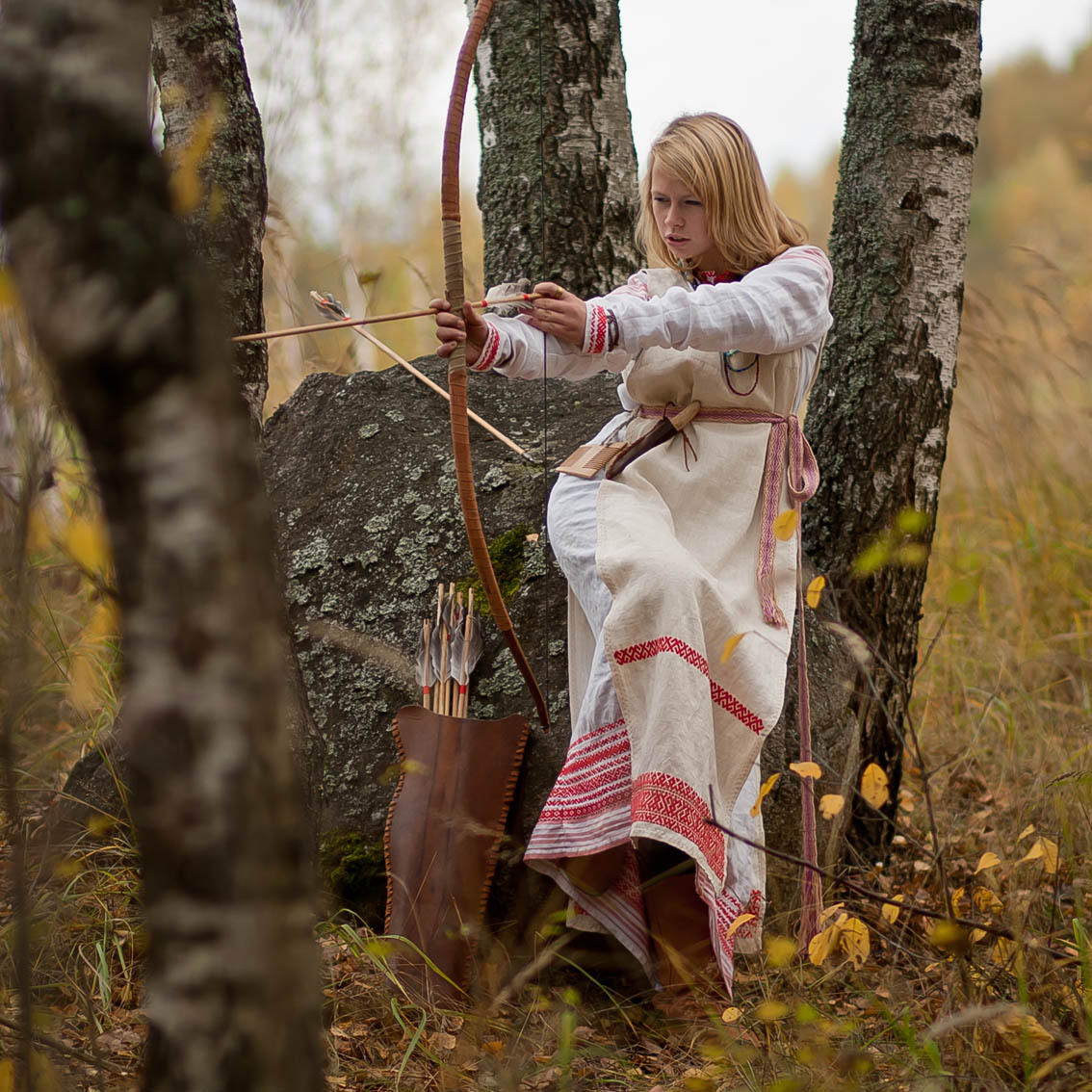 Sexy photo Girls in Slavic costumes in Sheffield